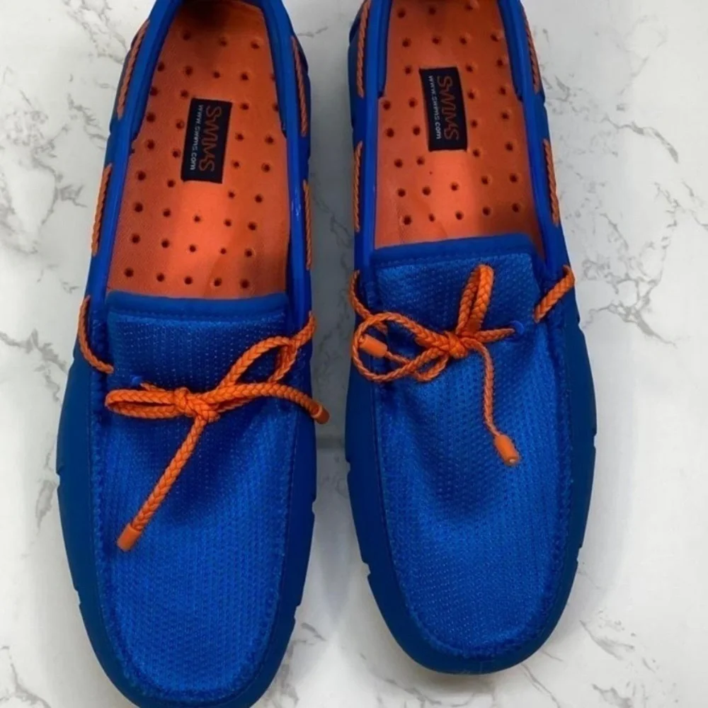 Wendorf Classic Poppy Orange/ Azure Blue Size 11 Swims